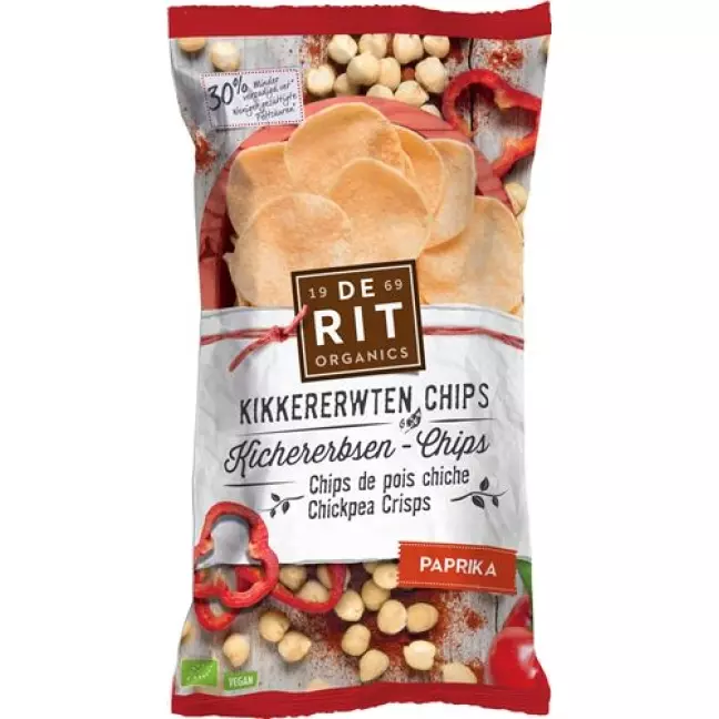 Органічні чіпси De Rit Nut Paprika 75 г