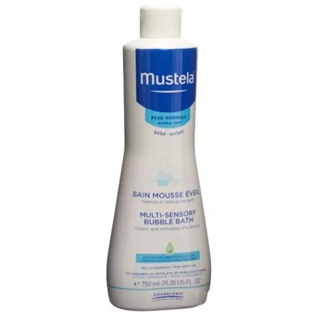 Mustela стимулююча пінна ванна 750 мл