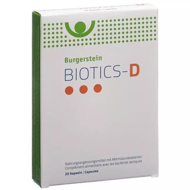 Burgerstein Biotics-D капсули бліст 20 шт