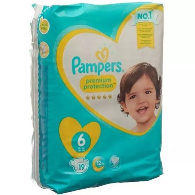 Pampers Premium Prot размер 6 15+kg Tragepack 19 штук Pampers Premium Prot размер 6 15+kg Tragepack 19 штук
