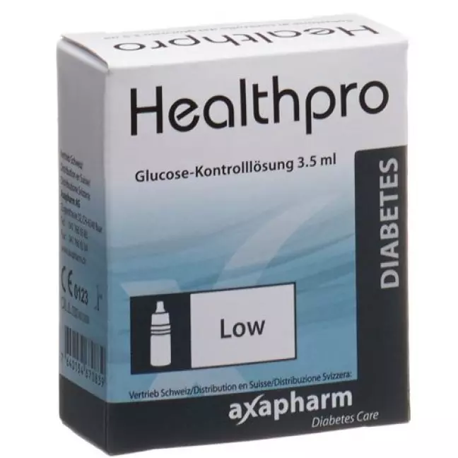 Healthpro Axapharm контрольний розчин низький Fl 3,5 мл