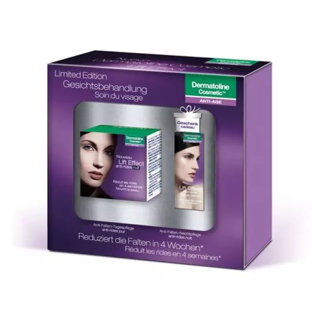 Dermatoline Lift Effect нічний догляд проти зморшок 50 мл + сироватка 8
