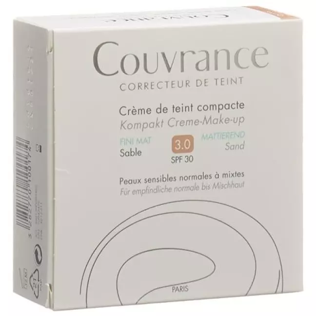 Avene Couvrance Kompakt Make-Up Mat Sand 03 10г Avene Couvrance Kompakt Make-Up Mat Sand 03 10г