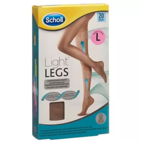 Колготки Scholl LightLegs 20DEN L оголені 1 пара