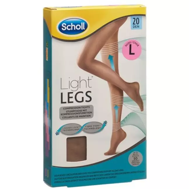 Колготки Scholl LightLegs 20DEN L оголені 1 пара