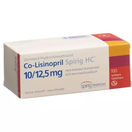 Co-Lisinopril Spirig HC Tabl 10/12,5 мг 100 шт.