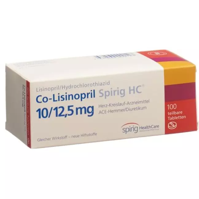 Co-Lisinopril Spirig HC Tabl 10/12,5 мг 100 шт.