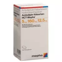Amlodipine-Valsartan-HCT-Mepha Filmtabl 5мг/160мг/12,5мг 100 шт.