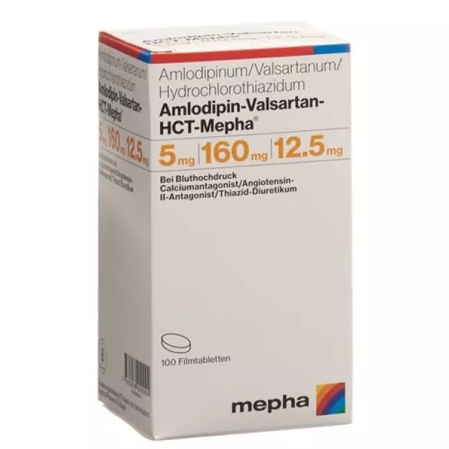 AMLODIP VAL HCT ME 5/160/12.5 AMLODIP VAL HCT ME 5/160/12.5