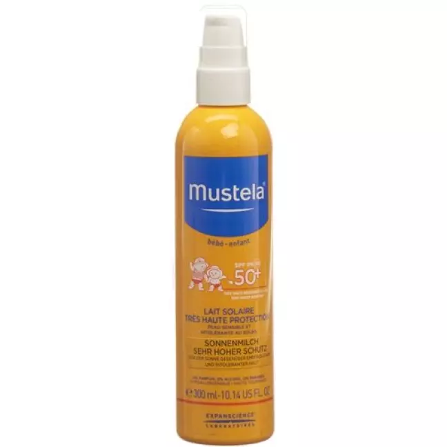 Сонцезахисне молочко Mustela SPF 50+ 300 мл Сонцезахисне молочко Mustela SPF 50+ 300 мл