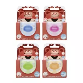 пустушка bibi Newborn Happiness Dental silicone 0-2 кольори в асорт