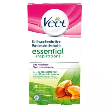 Veet холодні воскові смужки для ніг і тіла, 10 x 2 шт Veet холодні воскові смужки для ніг і тіла, 10 x 2 шт