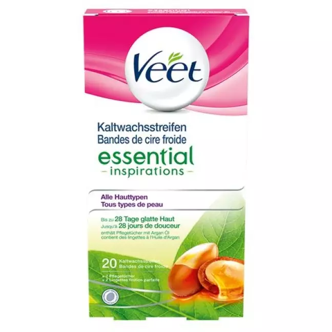 Veet холодні воскові смужки для ніг і тіла, 10 x 2 шт Veet холодні воскові смужки для ніг і тіла, 10 x 2 шт