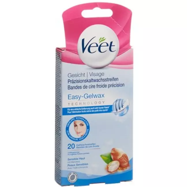 Veet холодні воскові смужки для обличчя для чутливої шкіри 10 х 2 шт