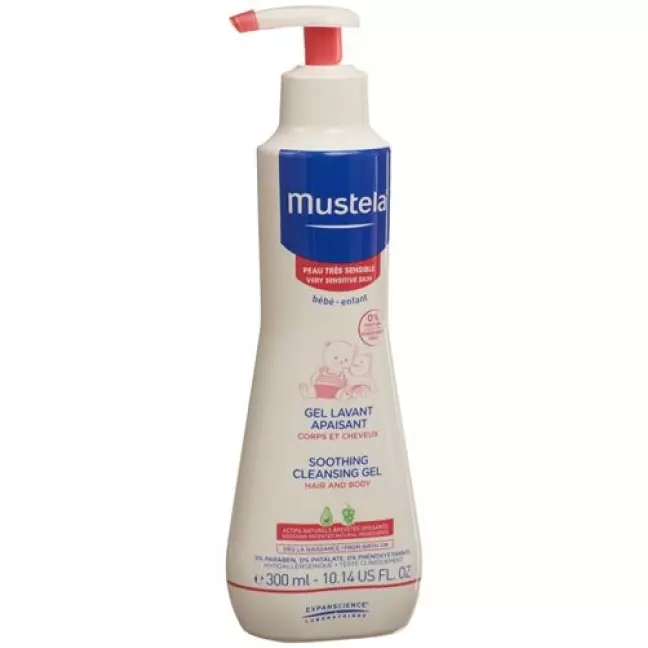 Mustela Гель для вмивання без аромату для гіперчутливої шкіри 300 мл