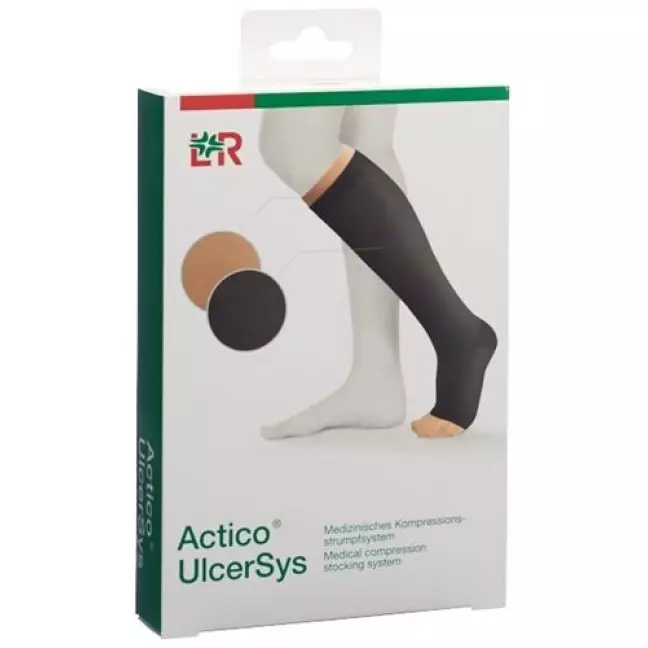 Компресійна система панчіх Actico UlcerSys M standard black/san