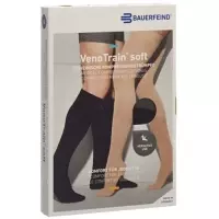 VENOTRAIN SOFT A-D KKL2 XL нормальний/довгий відкритий носок чорний