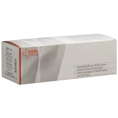 Бинт марлевий еластичний WERO SWISS Fix 4мх8см білий 20 шт
