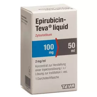 Epirubicin-Teva рідина Inj Konz 100 мг/50 мл Сер