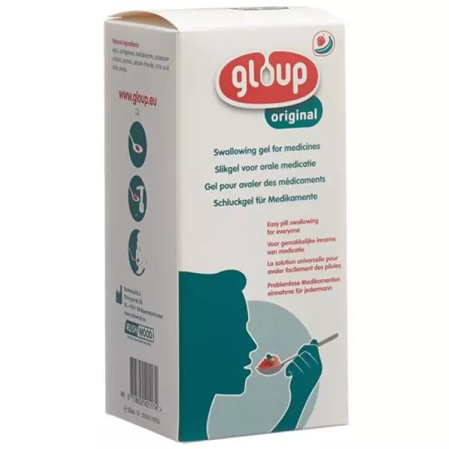 Gloup Sip Gel for Medication Original з полуницею-бананом