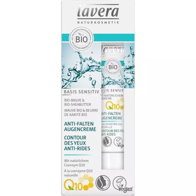 Lavera Крем для очей проти зморшок Q10 базис чутливий 15 мл