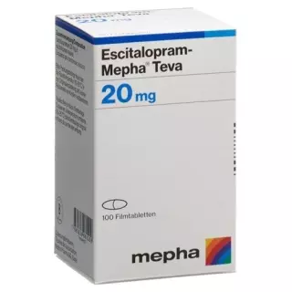 ESCITALOPRAM MEPHA TEVA 20MG