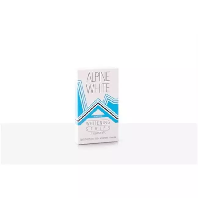 Відбілюючі смужки Alpine White Sensitive на 7 застосувань