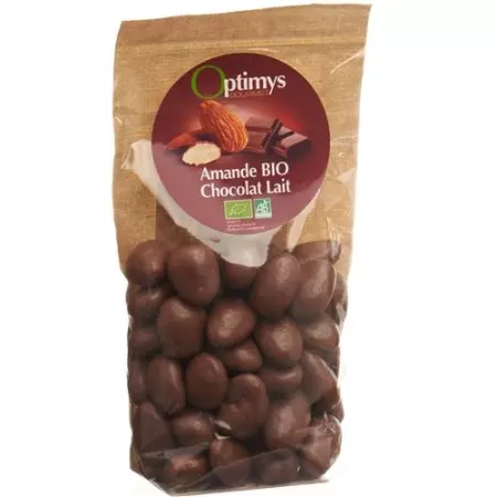 Органічний молочний шоколад Optimy Genuss Almond 150 г