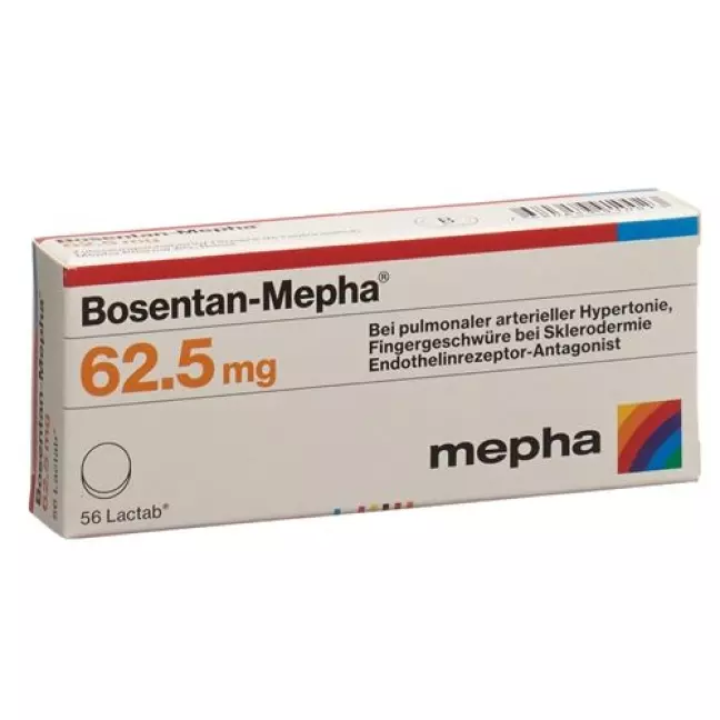 Бозентан-Мефа Лактаб 62,5 мг 56 шт