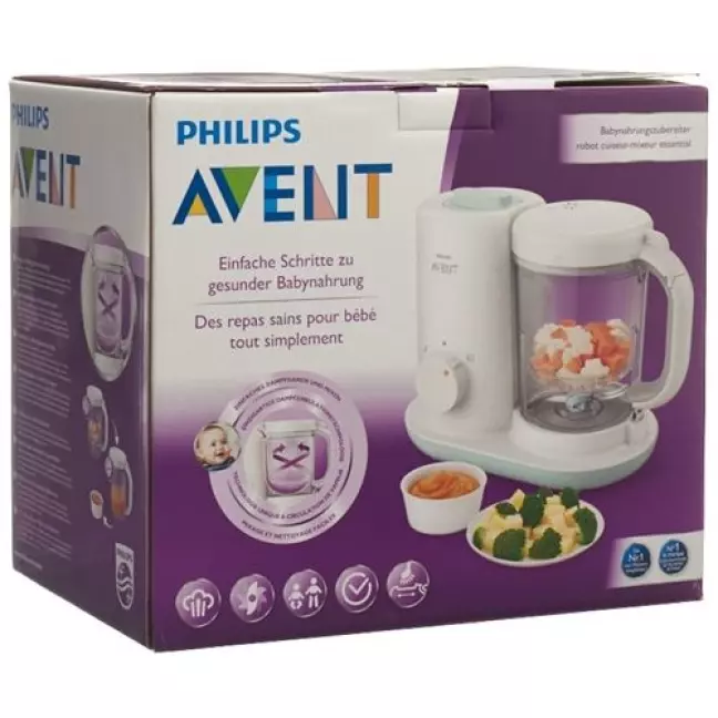 Ефективна машина для приготування дитячого харчування 2 в 1 (пароварка) Avent Philips.