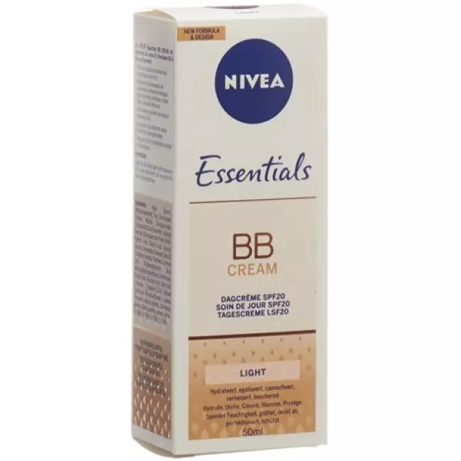 Nivea Face Essentials BB CREAM Light SPF 20 50 мл