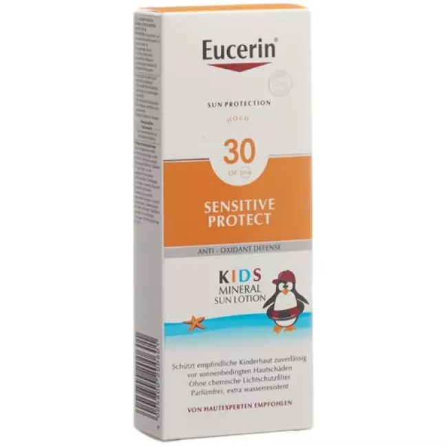 Мінеральний сонцезахисний лосьйон Eucerin SUN KIDS Sensitive Protect SPF30 Tb 1