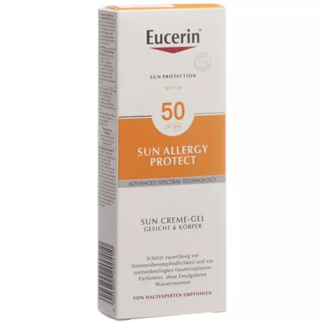 Сонцезахисний крем-гель Eucerin SPF50 150 мл