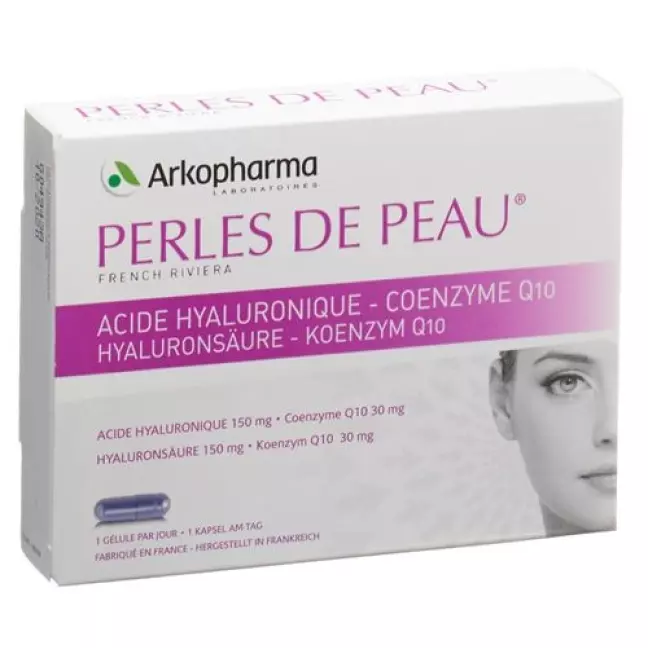 PERLES DE PEAU гіалуронова кислота + Q10 капсули 30 шт