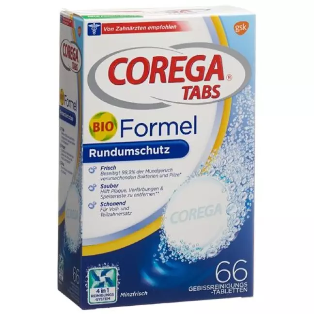 Corega Organic Formula 66 шт