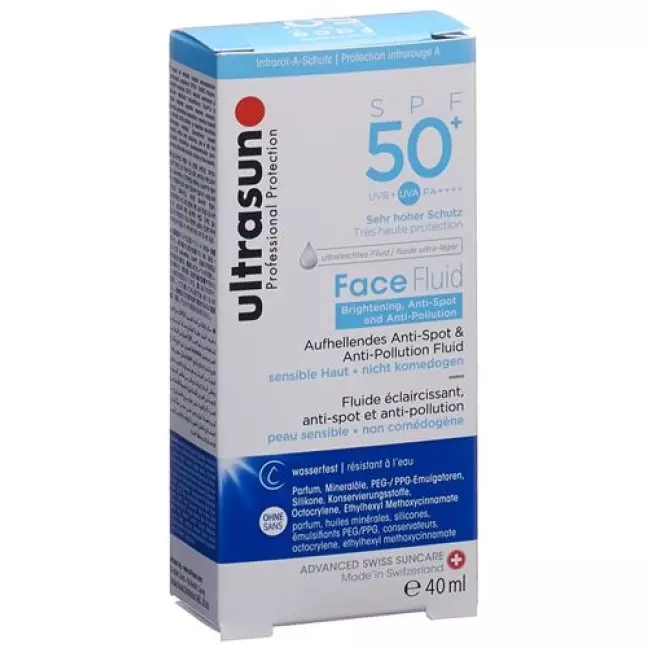 Флюїд для обличчя Ultrasun Brightening &amp; Anti-Pollution SPF50+ Fl 4