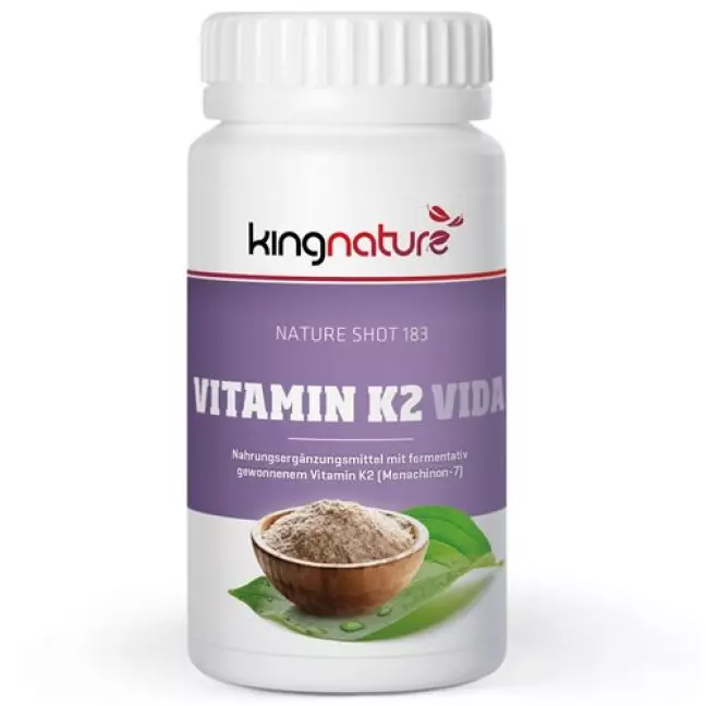 Kingnature Vitamin K2 Vida Капсули 225 мкг DS 120 шт
