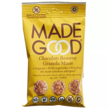 MADE GOOD Granola Minis Chocolate Banana Bag 24 г MADE GOOD Granola Minis Chocolate Banana Bag 24 г