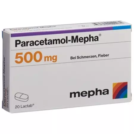 Парацетамол-Мефа Лактаб 500 мг 100 шт Парацетамол-Мефа Лактаб 500 мг 100 шт