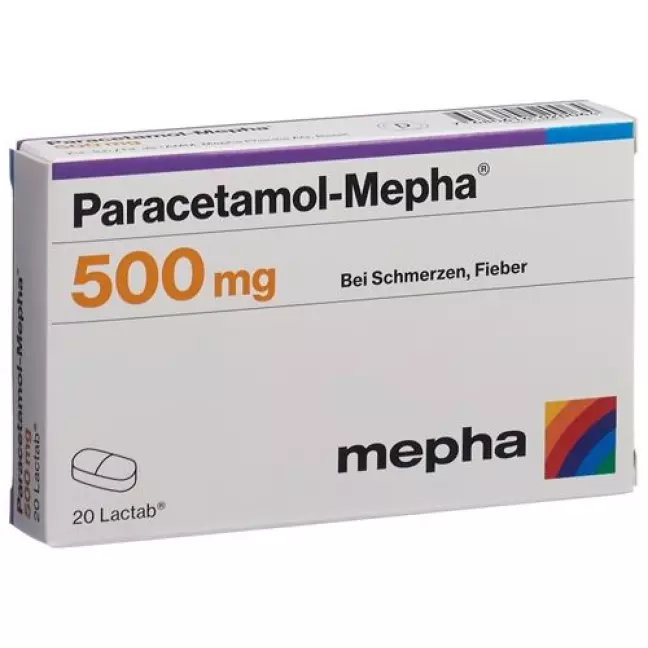 Парацетамол-Мефа Лактаб 500 мг 100 шт Парацетамол-Мефа Лактаб 500 мг 100 шт