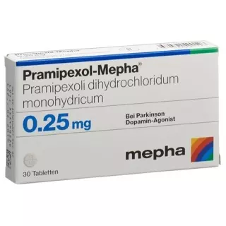 Праміпексол-Мефа таблетки 0,25 мг 30 шт