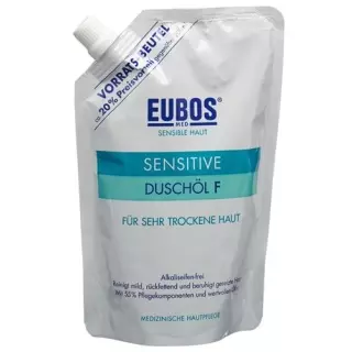 Масло для душу Eubos Sensitive F refill 400 мл