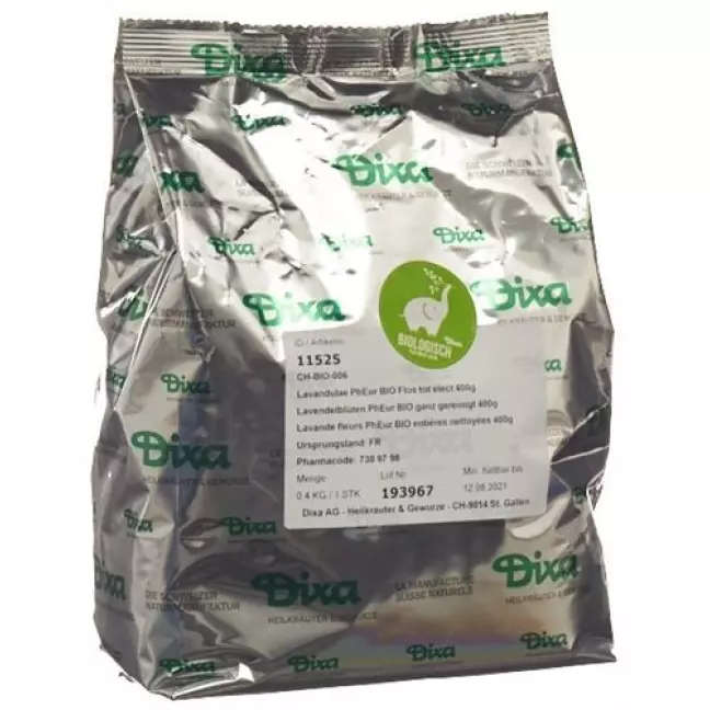 Dixa квіти лаванди PhEur BIO повністю очищені 1 кг