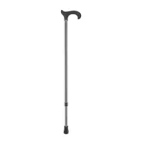 Палиця Sahag металева сіра металізована -100кг 75-96см Derby soft grip