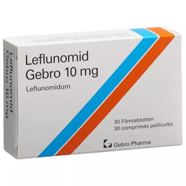 Leflunomid Gebro Filmtabl 10 мг 30 шт