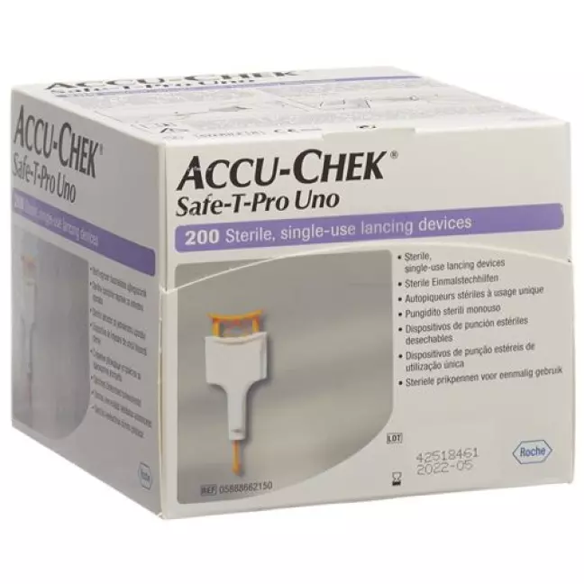 Проколювач Accu-Chek Safe-T Pro Uno одноразовий 200 шт