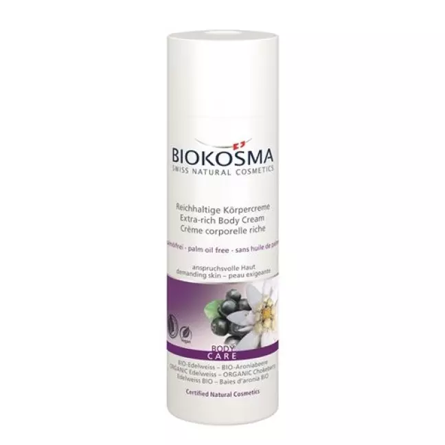 Biokosma Насичений крем для тіла BIO-Edelweiss & BIO-Aronia