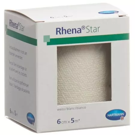 Еластичні бинти Rhena Star 6смх5м білі