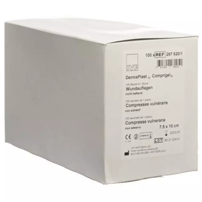 Пов&#39;язка DermaPlast Comprigel 7,5х10см стерильна 100 пакетів