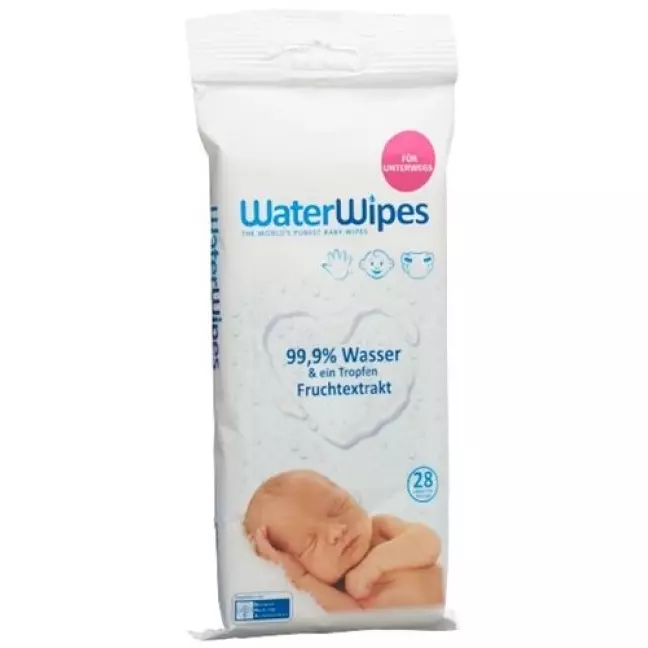Вологі серветки Water Wipes 28 шт Вологі серветки Water Wipes 28 шт